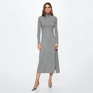 Mango Knit Midi Dress